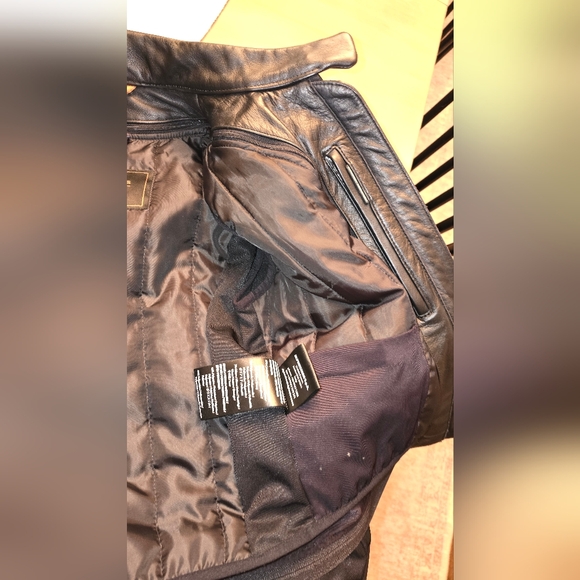 Leather Motorcycle Jacket - Picture 5 of 8